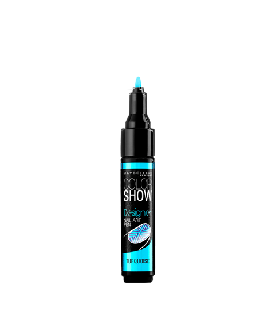 Maybelline Color Show – Nail Pen for Women, 05, Turquoise, 10 g