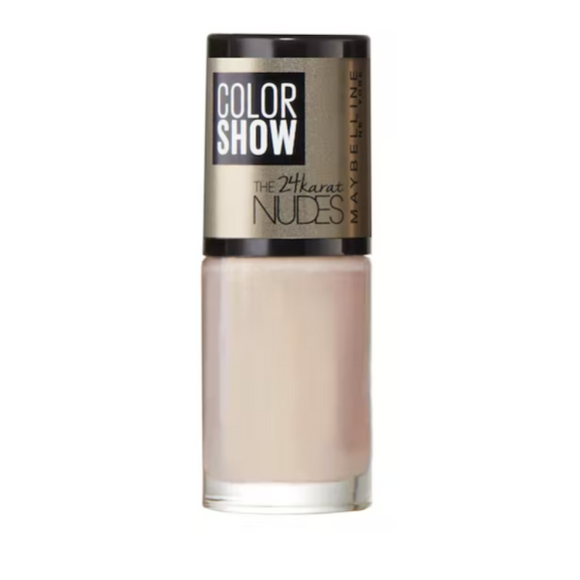Maybelline Color Show The 24 Karat Nudes – Nail Polish for Women, Nr. 475, Diamond Silk, 7 ml