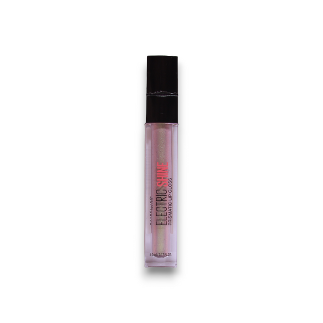 Maybelline Electrio Shine Prismatic – Lip Gloss for Women, 155, Moonlit Metal, 5 ml