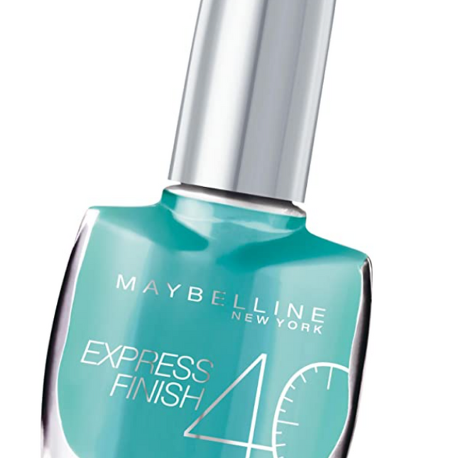 Maybelline Express Finish 40 Seconds – Nail Polish for Women, Nr. 862, Turquoise, 10 ml