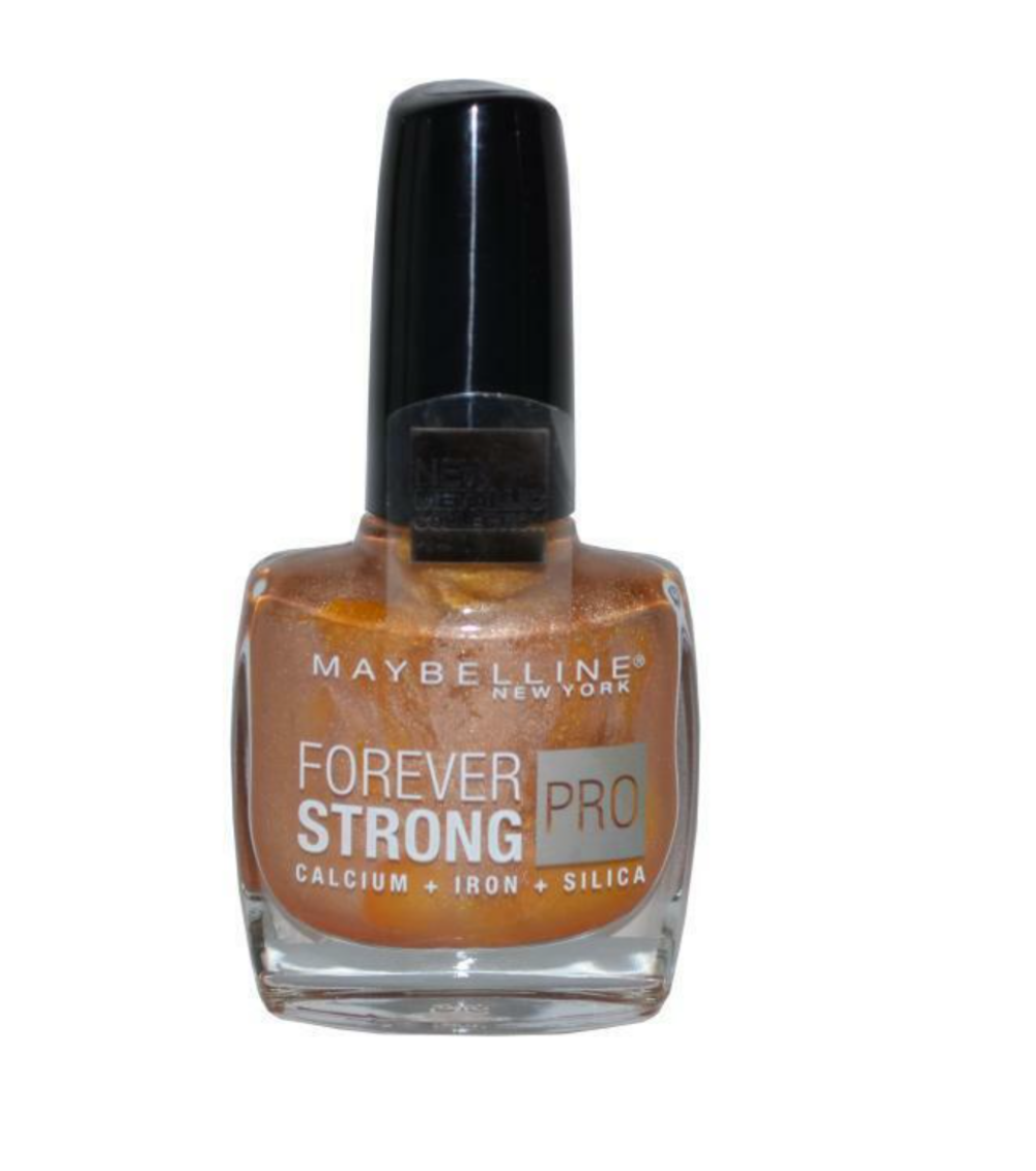 Maybelline Forever Strong Pro Up To 7 Days Wear – Nail Polish for Women, Nr. 830, Metallic Bronze, 10 ml