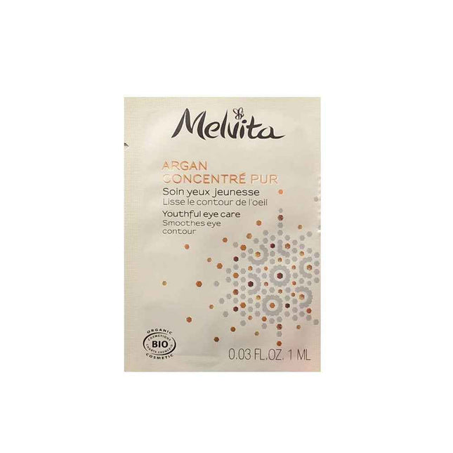 Melvita Argan Concentre Pur Organic Smoothing – Eye Cream for Women, 1 ml Sample