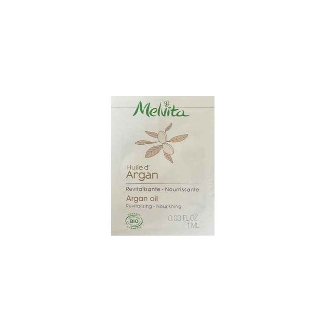 Melvita Argan Organic Nourishing & Revitalizing – Oil for Women, For Body, Face & Hair, 1 ml Sample