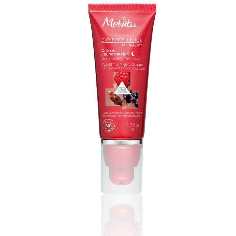 Melvita Bio - Excellence Naturalift Organic Smoothes/Firms & Hydrates Night – Cream for Women, For Face & Neck, 40 ml Tester