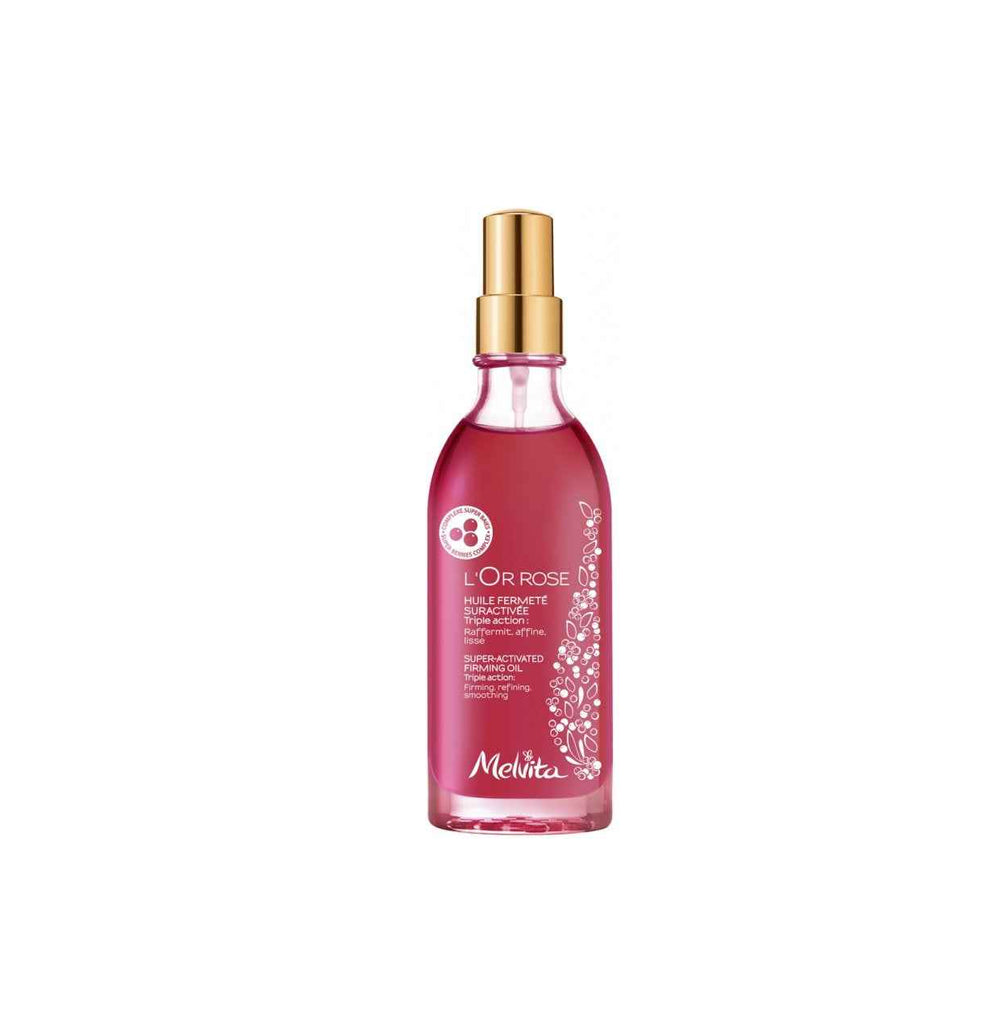 Melvita L'or Rose Organic Firming – Body Oil for Women, For Arms, Chest, Belly, Hips & Thighs, 100 ml Tester