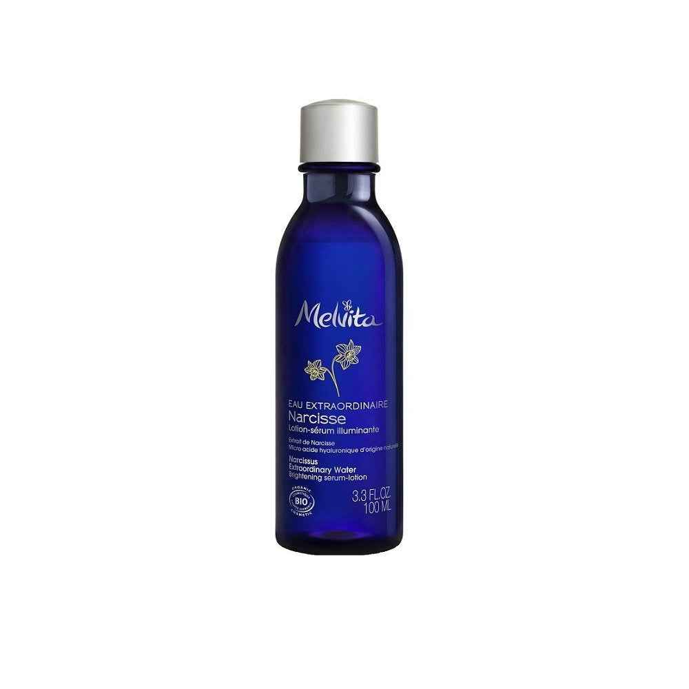 Melvita Extraordinary Water Organic Brightening Narcissus – Lotion-Serum for Women, For Face & Neck, 100 ml Tester