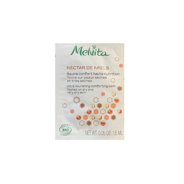 Melvita Nectar De Miels Organic Nourishing – Balm for Women, For Face & Neck, 1.5 ml Sample