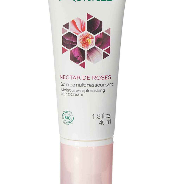 Melvita Nectar de Roses Organic Moisturizing Night – Cream for Women, For Face, 40 ml Tester