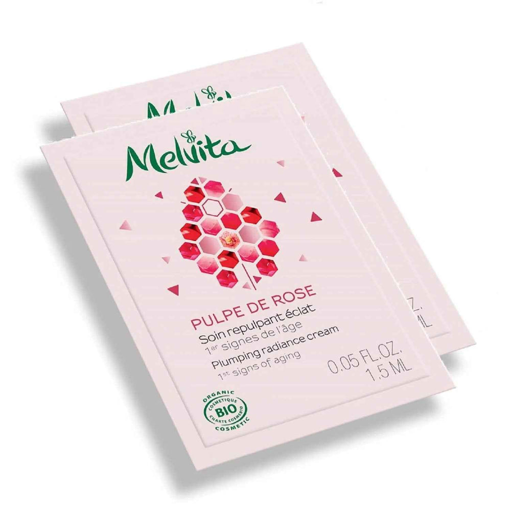 Melvita Pulpe De Rose Organic Anti-Ageing Day & Night – Cream for Women, For Face & Neck, 1.5 ml Sample