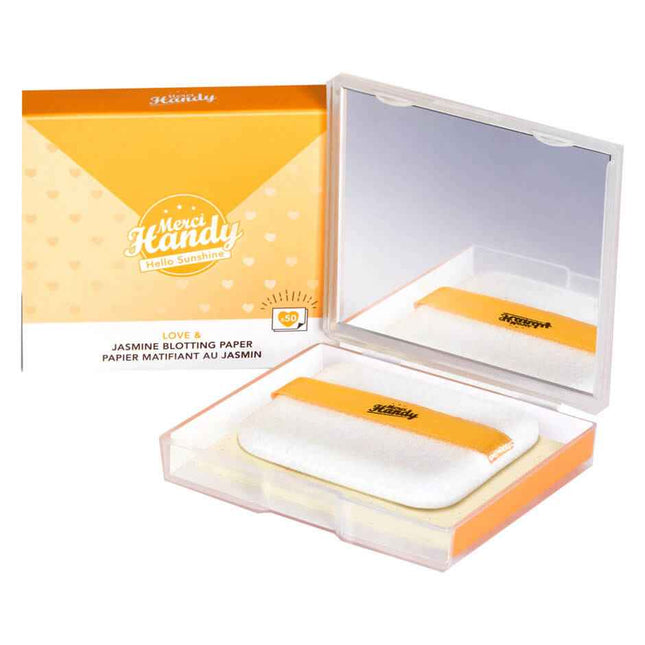 Merci Handy Hello Sunshine Love & Jasmine – Cleansing Blotting Paper for Women, 50 pcs