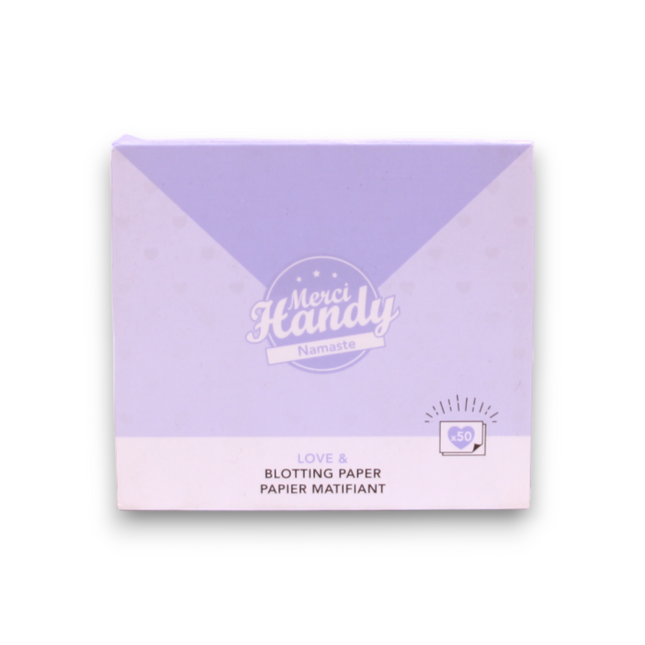 Merci Handy Namaste Love – Cleansing Blotting Paper for Women, 50 pcs
