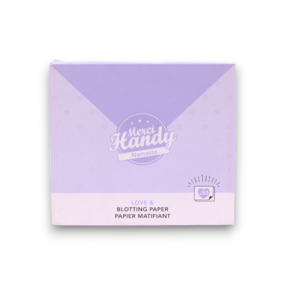 Merci Handy Namaste Love – Cleansing Blotting Paper for Women, 50 pcs