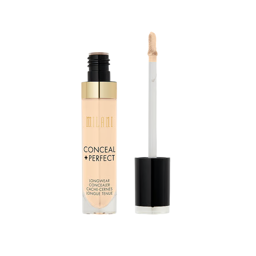 Milani Conceal + Perfect Long Wearing – Cream Concealer for Women, 115, Light Nude, 5 g