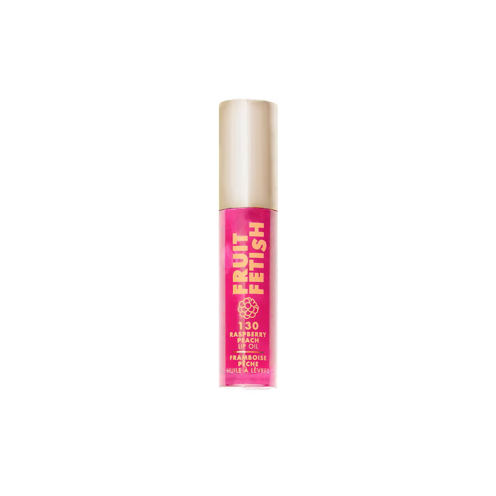 Milani Fruit Fetish Lip Oil for Women, Hydrating, Lip Oil, 130, Raspberry Peach, 0.135 ml
