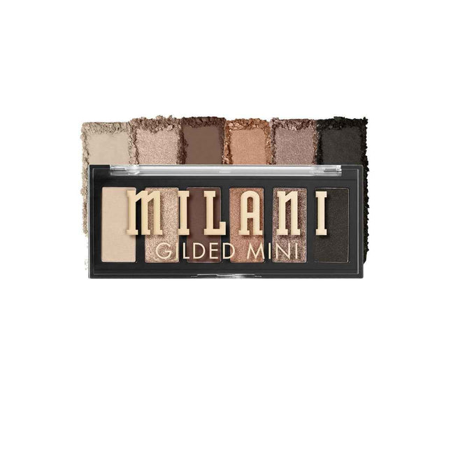 Milani Gilded Mini – Eyeshadow Palette for Women, 150, Call Me Old Fashioned, 6 Shades, 4.8 g