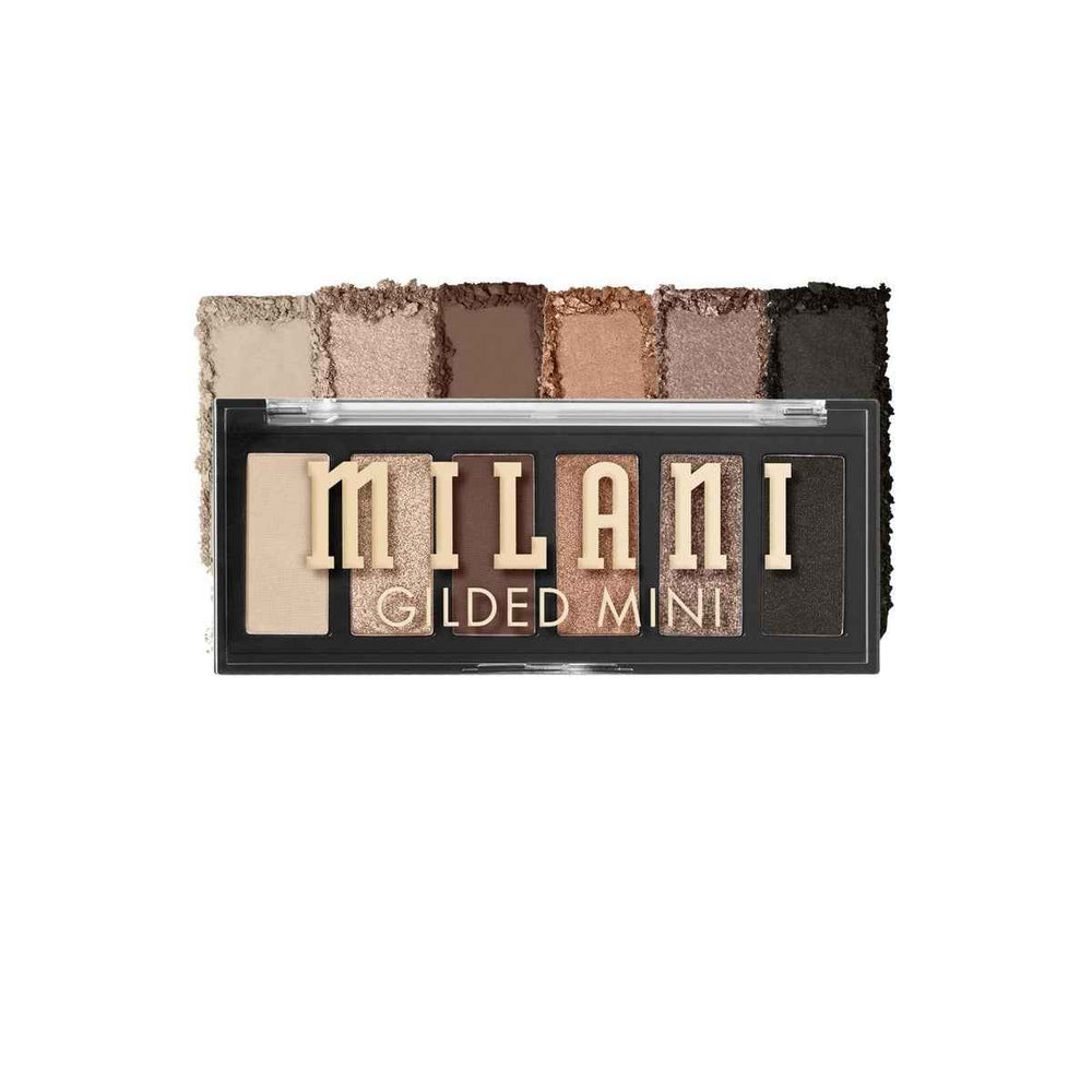 Milani Gilded Mini – Eyeshadow Palette for Women, 150, Call Me Old Fashioned, 6 Shades, 4.8 g
