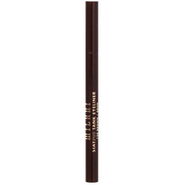 Milani Stay Put Tank Waterproof – Liquid Eyeliner for Women, 120, Brown, 0.55 ml