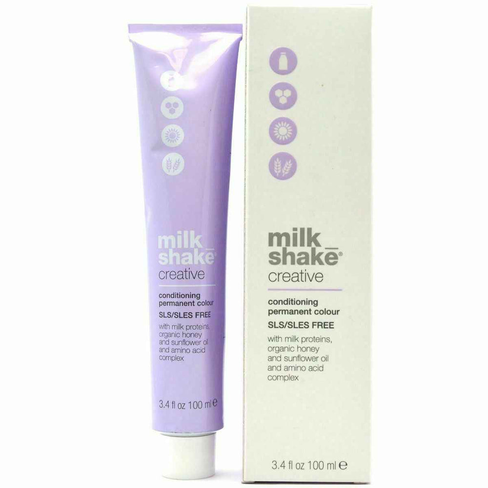 Milk Shake Creative SLS/SLES-Free – Permanent Hair Dye for Women, 7.6667RRR Fire Red Medium Blonde, 100 ml