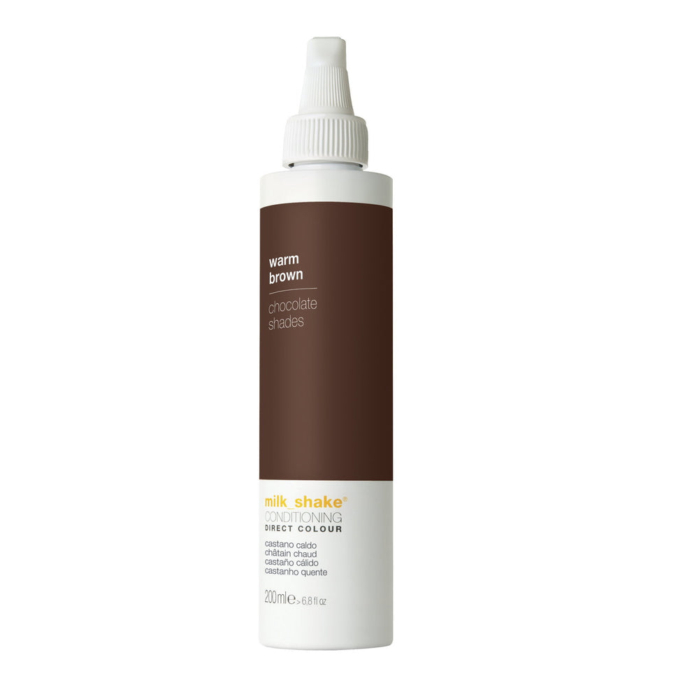 Milk Shake Direct Colour Ammonia-Free – Hair Colour Conditioner for Women, Warm Brown, 200 ml