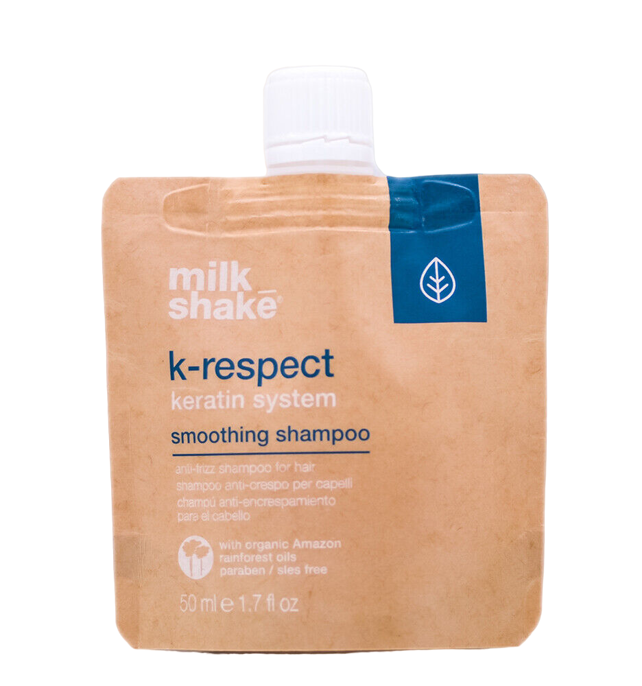 Milk Shake K-Respect Keratin – Hair Shampoo for Women, For Smoothening, 50 ml