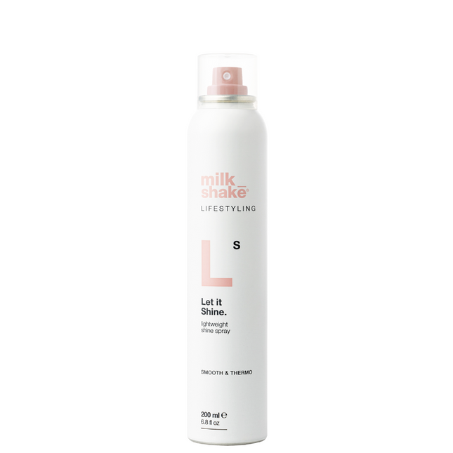 Milk Shake Let It Shine – Hair Spray for Women, Smooth & Thermo, Light Hold, 200 ml
