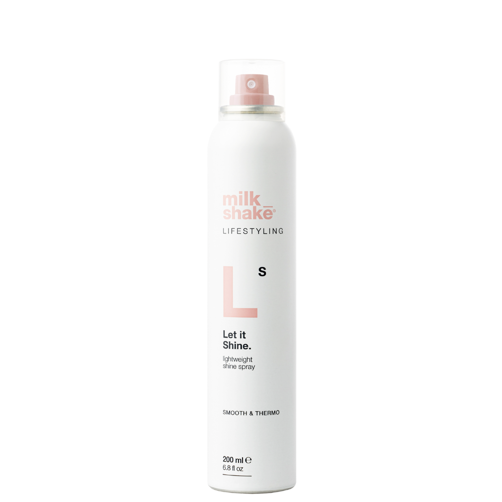 Milk Shake Let It Shine – Hair Spray for Women, Smooth & Thermo, Light Hold, 200 ml