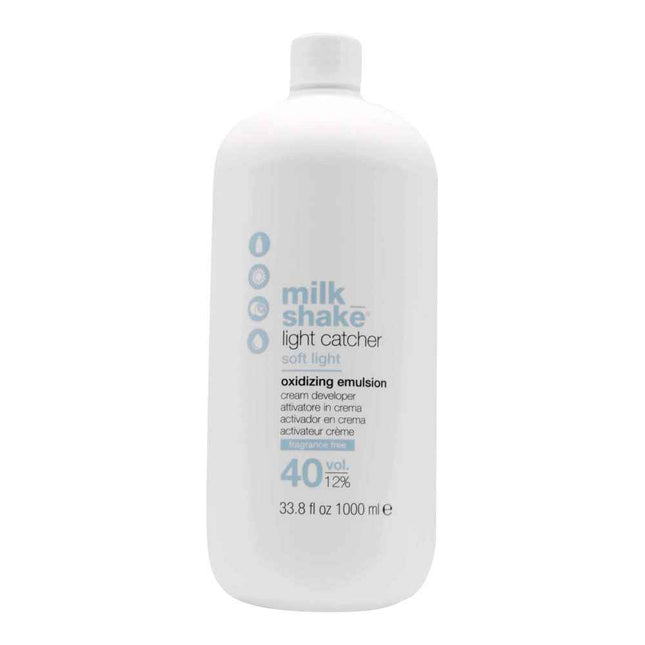 Milk Shake Light Catcher Lightening – Hair Oxidant Lotion for Women, 12, 40 vol, 1000 ml