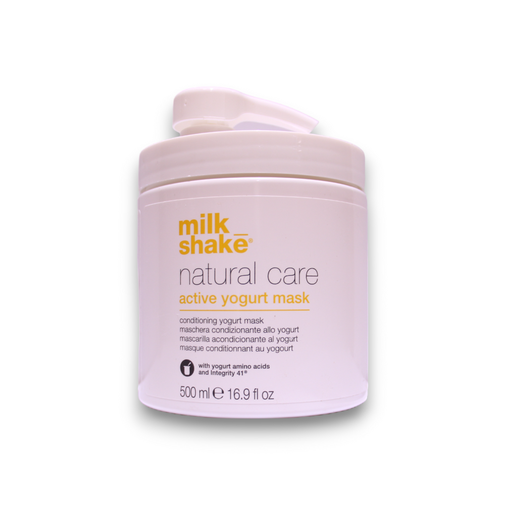 Milk Shake Natural Care Active Yogurt – Hair Treatment Cream Mask for Women, For Colour Protection, 500 ml