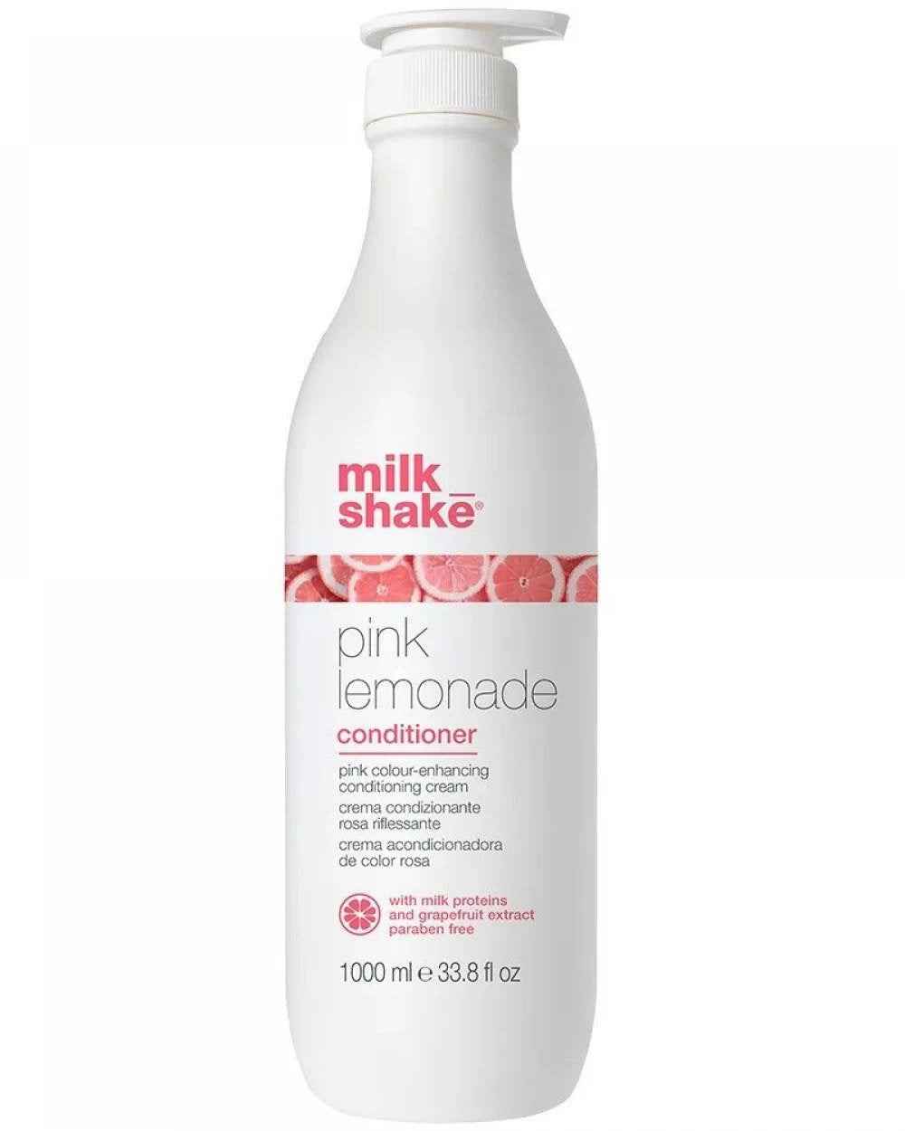 Milk Shake Pink Lemonade Milk Proteins – Hair Colour Conditioner for Women, Pink, Colouring, 1000 ml