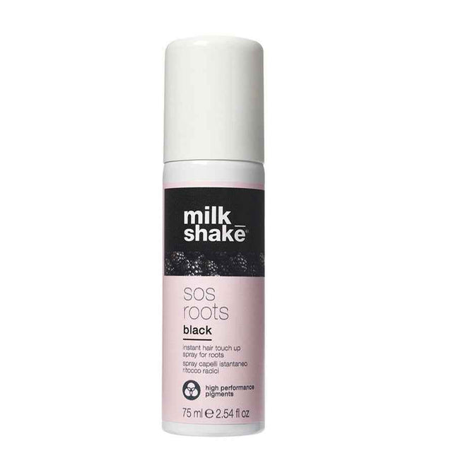 Milk Shake Sos Roots – Root Touch-Up Spray for Women, Black, 75 ml