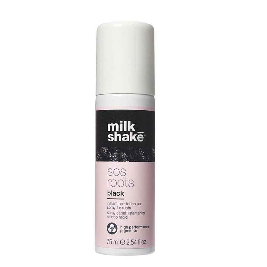 Milk Shake Sos Roots – Root Touch-Up Spray for Women, Black, 75 ml