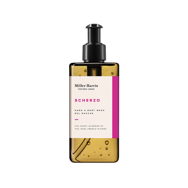 Miller Harris Scherzo Cleansing – Body Wash Unisex, For Body & Hands, 300 ml