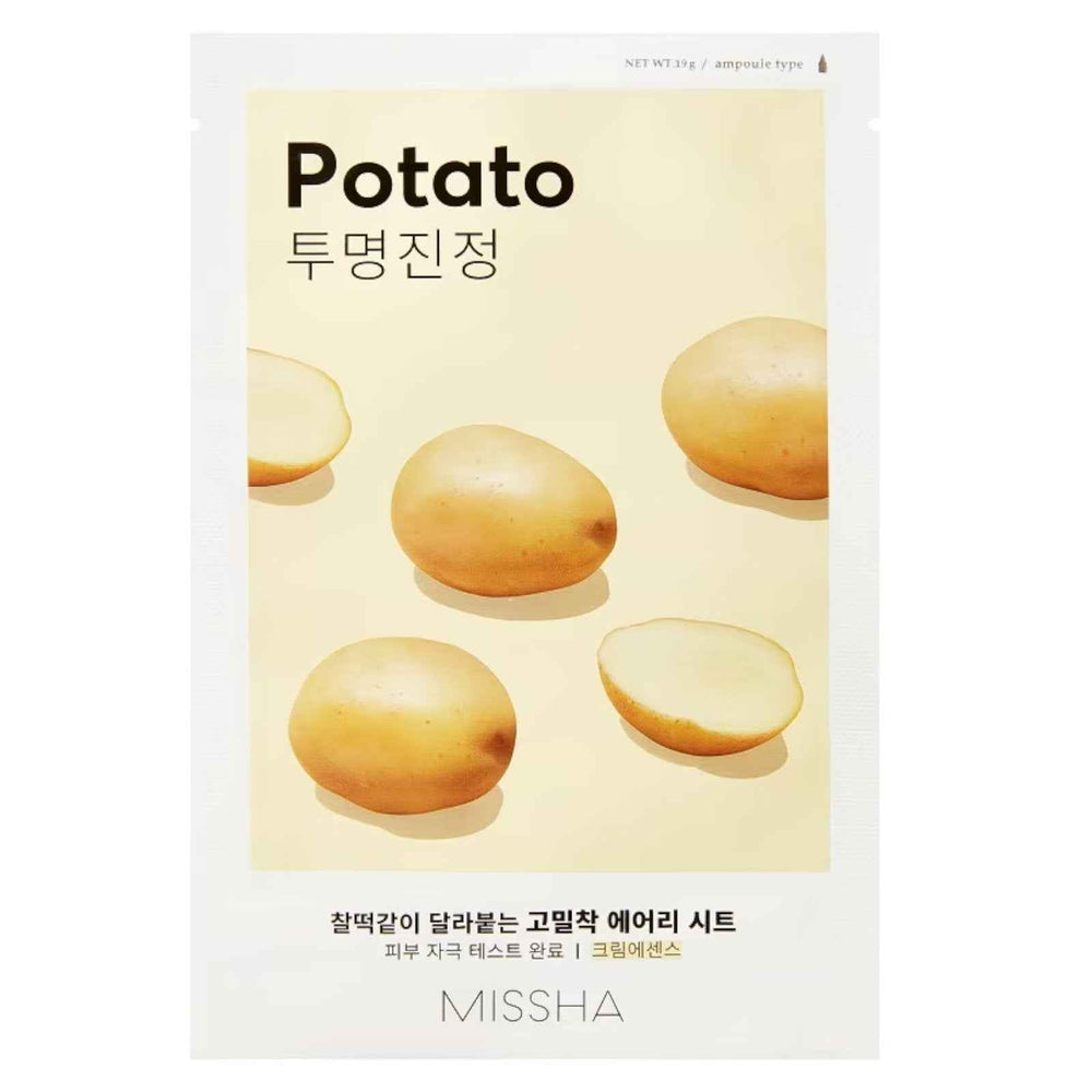 Missha Airy Fit Potato – Sheet Mask for Women, For Face, 19 g