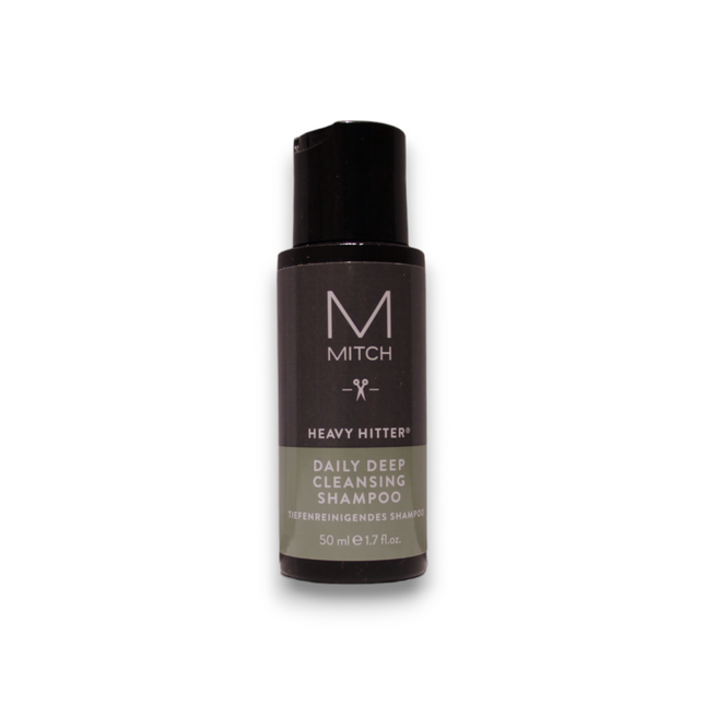 Mitch by Paul Mitchell Hair Care Heavy Hitter Paraben-Free – Hair Shampoo for Men, Deep Cleansing, 50 ml