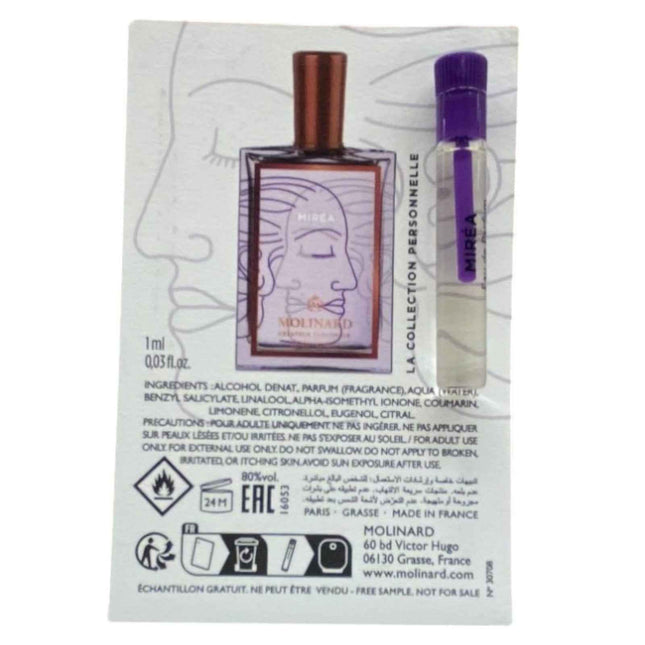 Molinard Collection Personnelle - Mirea – Eau de Parfum Unisex, 1 ml Vial