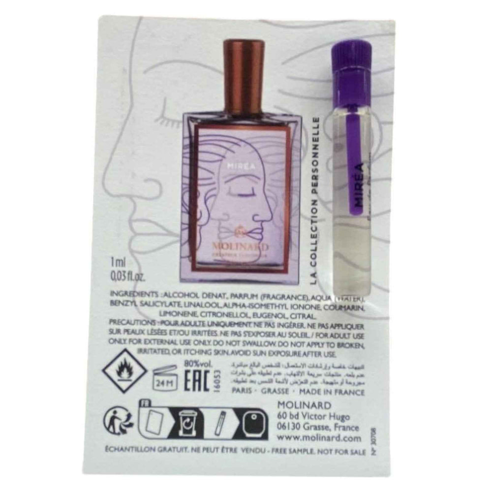 Molinard Collection Personnelle - Mirea – Eau de Parfum Unisex, 1 ml Vial