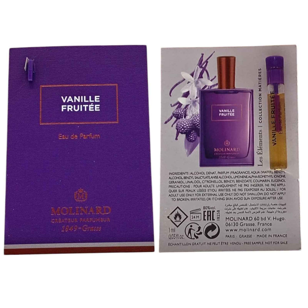 Molinard Les Elements - Vanille Fruitee – Eau de Parfum Unisex, 1 ml Vial