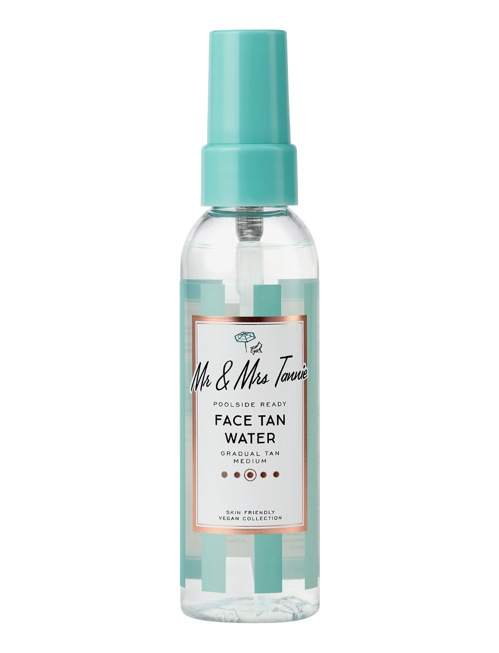 Mr & Mrs Tannie Face Tan Water Jojoba Oil Hydrating – Self-Tanning Spray Unisex, For Face, 75 ml
