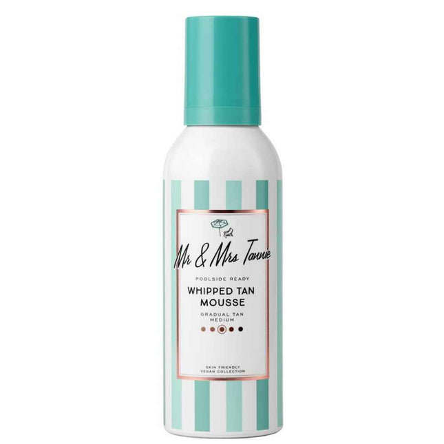 Mr & Mrs Tannie Body Whipped Tan Aloe Vera Moisturizing – Self-Tanning Mousse Unisex, 200 ml