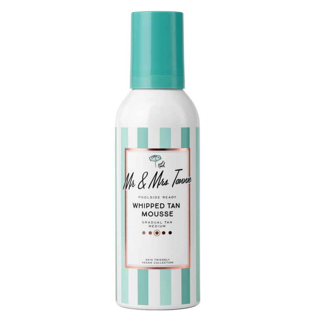 Mr & Mrs Tannie Body Whipped Tan Aloe Vera Moisturizing – Self-Tanning Mousse Unisex, 200 ml