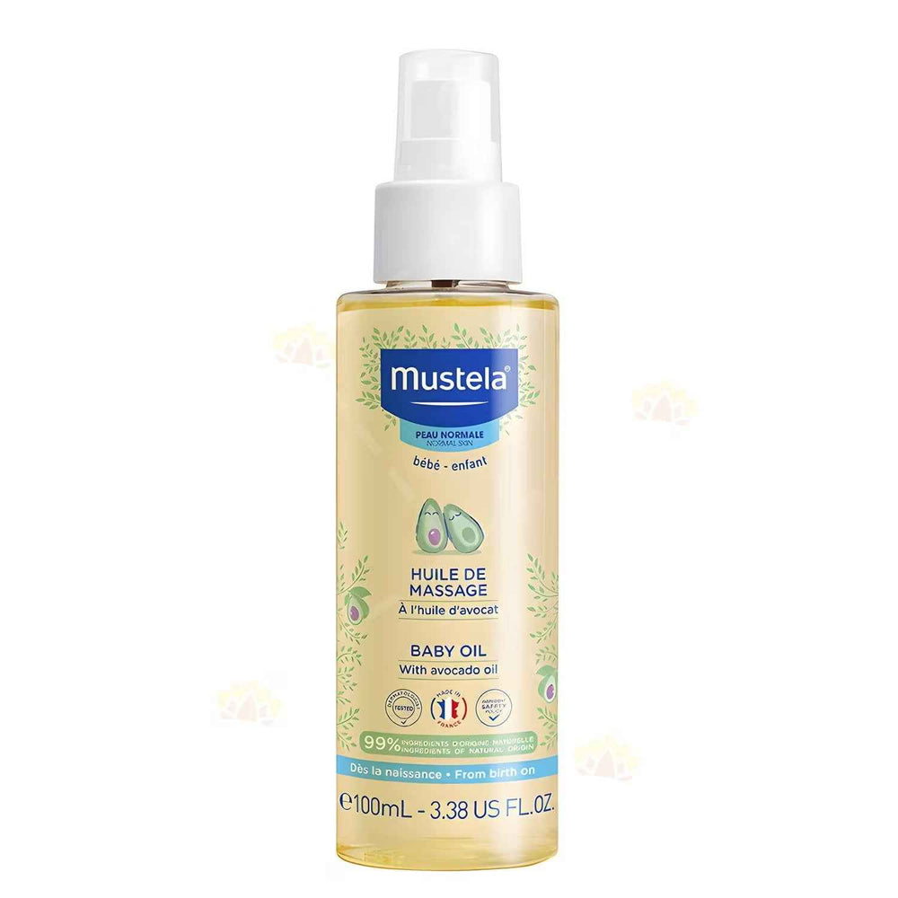 Mustela Baby Avocado Oil – Massage Oil for Children, 100 ml