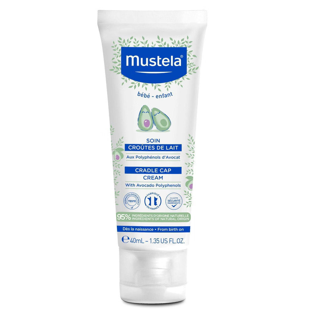Mustela Cradle Cap Avocado Anti-Milk Scales – Local Treatment Cream for Children, For Scalp, 400 ml