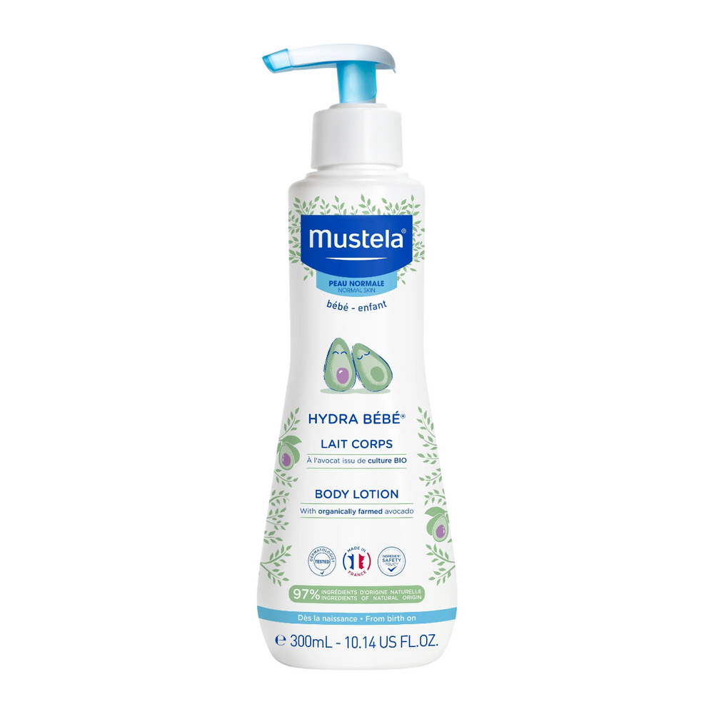 Mustela Hydra Bebe Avocado Hydrates – Body Lotion for Children, Body, 300 ml