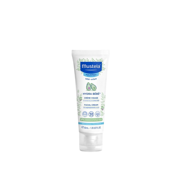 Mustela Hydra Bebe Avocado Hydrating – Cream for Children, For Face, 40 ml