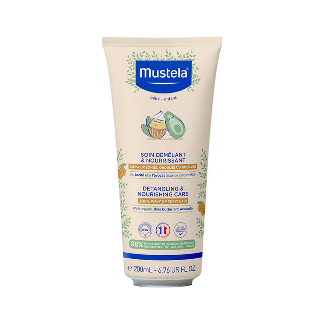 Mustela Shea Butter & Avocado – Hair Cream Treatment for Children, Detangling & Smoothing, 200 ml