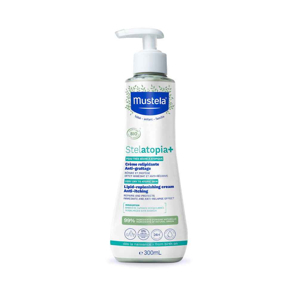 Mustela Stelatopia+ Sunflower Lipid Replenishing – Cream for Children, 300 ml
