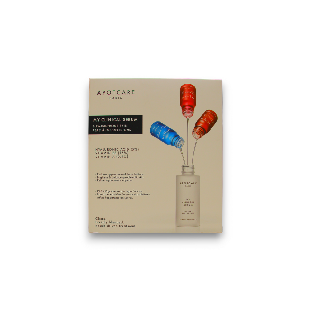 Apotcare My Clinical Serum Set Apotcare: Vitamin B3 for Women, Vitamin B3, Anti-Redness, Serum, For Face, 10 ml + Vitamin A, Retinoid, Anti-Wrinkle, Serum, For Face, 10 ml + Hyaluronic, Hyaluronic Acid, Anti-Ageing,…