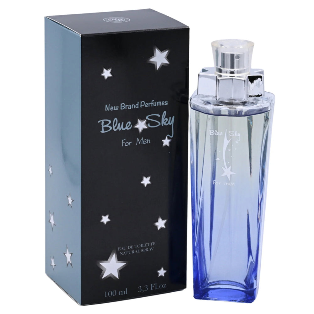 New Brand Blue Sky – Eau de Toilette for Men, 100 ml