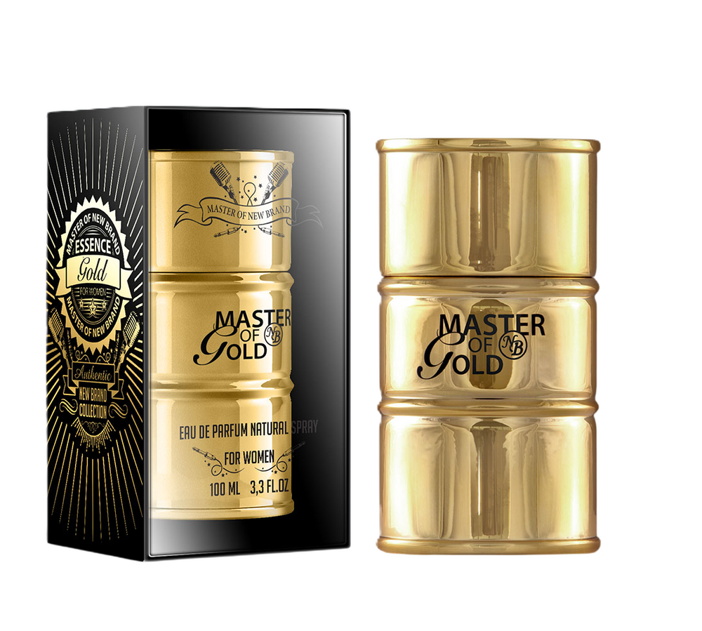 New Brand Master Gold – Eau de Parfum for Women, 100 ml