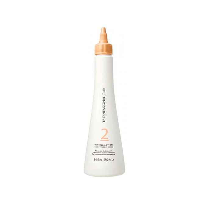 No Inhibition Waving Tridimensional Curl 2 – Hair Perm Lotion for Women, For Tinted Hair, 250 ml